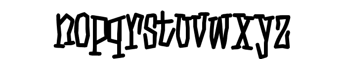D3 Skullism Alphabet Bold Font LOWERCASE