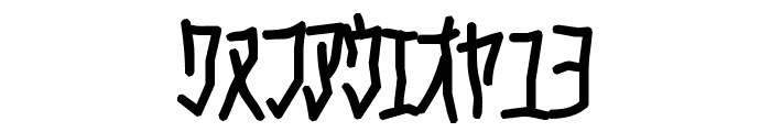 D3 Skullism Katakana Bold Font OTHER CHARS