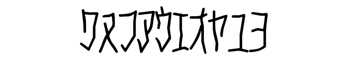D3 Skullism Katakana Font OTHER CHARS