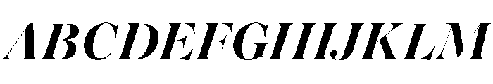 Daith Big Black Italic Font UPPERCASE