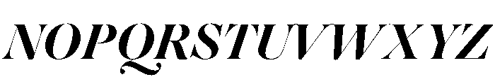 Daith Big Black Italic Font UPPERCASE