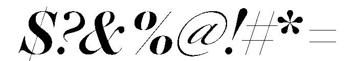 Daith Big ExtraBold Italic Font OTHER CHARS