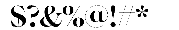 Daith Big ExtraBold Font OTHER CHARS