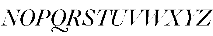 Daith Big Light Italic Font UPPERCASE