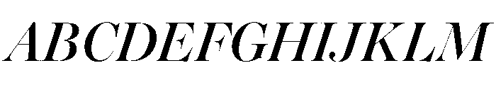 Daith Big Medium Italic Font UPPERCASE