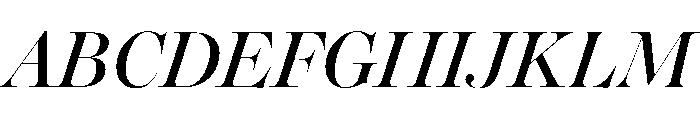 Daith Big Regular Italic Font UPPERCASE