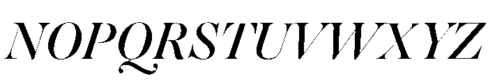 Daith Big Regular Italic Font UPPERCASE