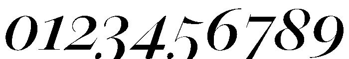 Daith Big SemiBold Italic Font OTHER CHARS