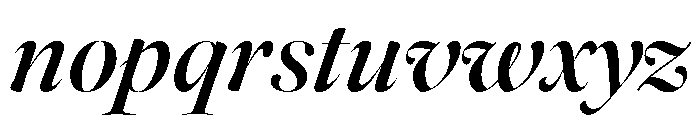 Daith Big SemiBold Italic Font LOWERCASE