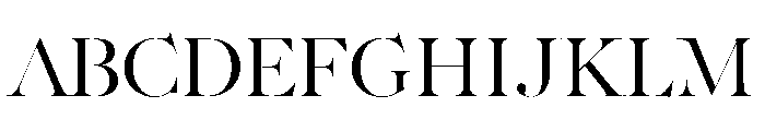 Daith Big Thin Font UPPERCASE