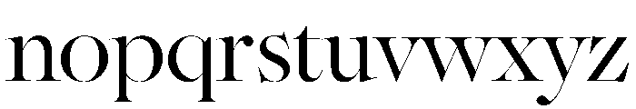 Daith Big Thin Font LOWERCASE