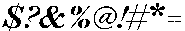 Daith Caption ExtraBold Italic Font OTHER CHARS