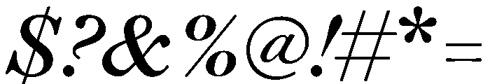 Daith Caption Medium Italic Font OTHER CHARS