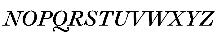 Daith Caption Medium Italic Font UPPERCASE