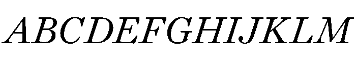Daith Caption Thin Italic Font UPPERCASE