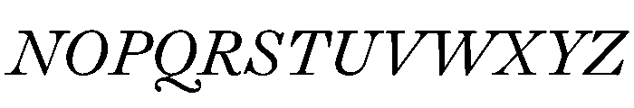 Daith Caption Thin Italic Font UPPERCASE