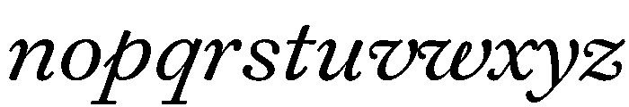 Daith Caption Thin Italic Font LOWERCASE