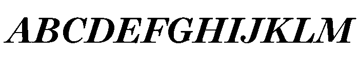 Daith Heavy Italic Font UPPERCASE