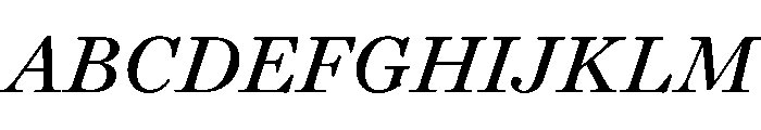 Daith Italic Font UPPERCASE