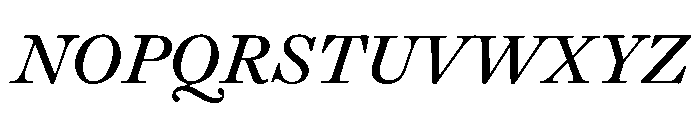 Daith Italic Font UPPERCASE