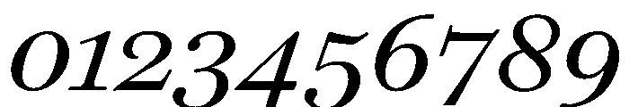 Daith Light Italic Font OTHER CHARS