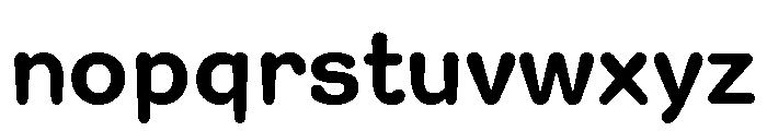 Dalseo Healing Bold Font LOWERCASE