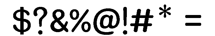 Dalseo Healing Medium Font OTHER CHARS