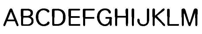 Dalseo Healing Medium Font UPPERCASE