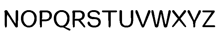 Dalseo Healing Medium Font UPPERCASE