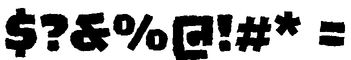 Damson Black Font OTHER CHARS