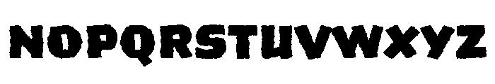 Damson Black Font UPPERCASE