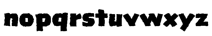 Damson Black Font LOWERCASE