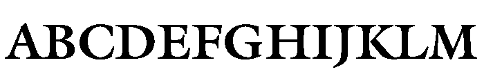 Dante Bold Font UPPERCASE