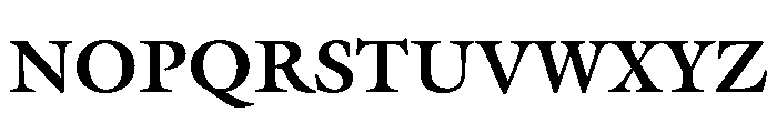 Dante Bold Font UPPERCASE
