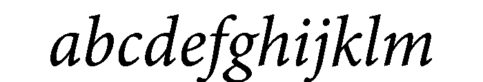 Dante Italic FONT