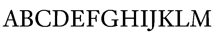 Dante Light Font UPPERCASE