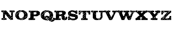 Dark London Bold Font UPPERCASE