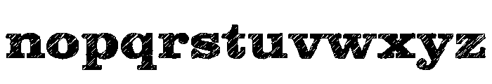 Dark London Bold Font LOWERCASE