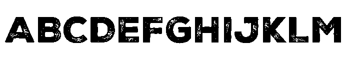 Dark London Heavy Font UPPERCASE