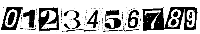 Dark London Regular Font OTHER CHARS