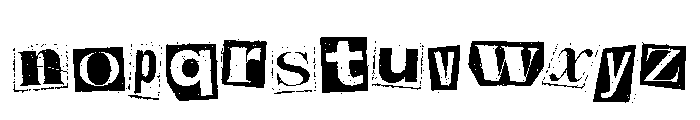 Dark London Regular Font LOWERCASE