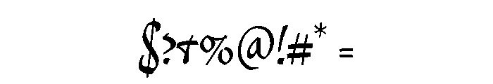 Darka Bold Font OTHER CHARS