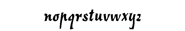 Darka Bold Font LOWERCASE
