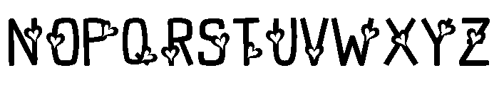DANIELLE Regular Font UPPERCASE