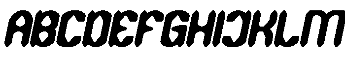DARK GOTHIC Bold Italic Font UPPERCASE
