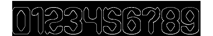 DARK GOTHIC-Hollow-Inverse Font OTHER CHARS