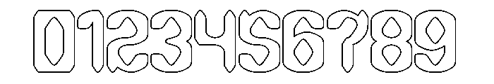 DARK GOTHIC-Hollow Font OTHER CHARS