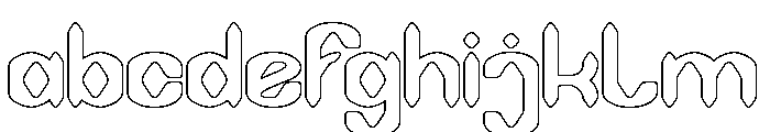 DARK GOTHIC-Hollow FONT