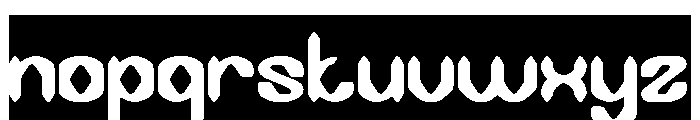 DARK GOTHIC-Inverse Font LOWERCASE