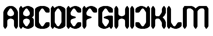 DARK GOTHIC-Light Font UPPERCASE